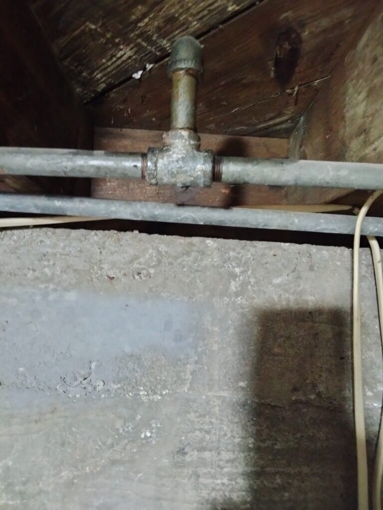 galvanized pipes